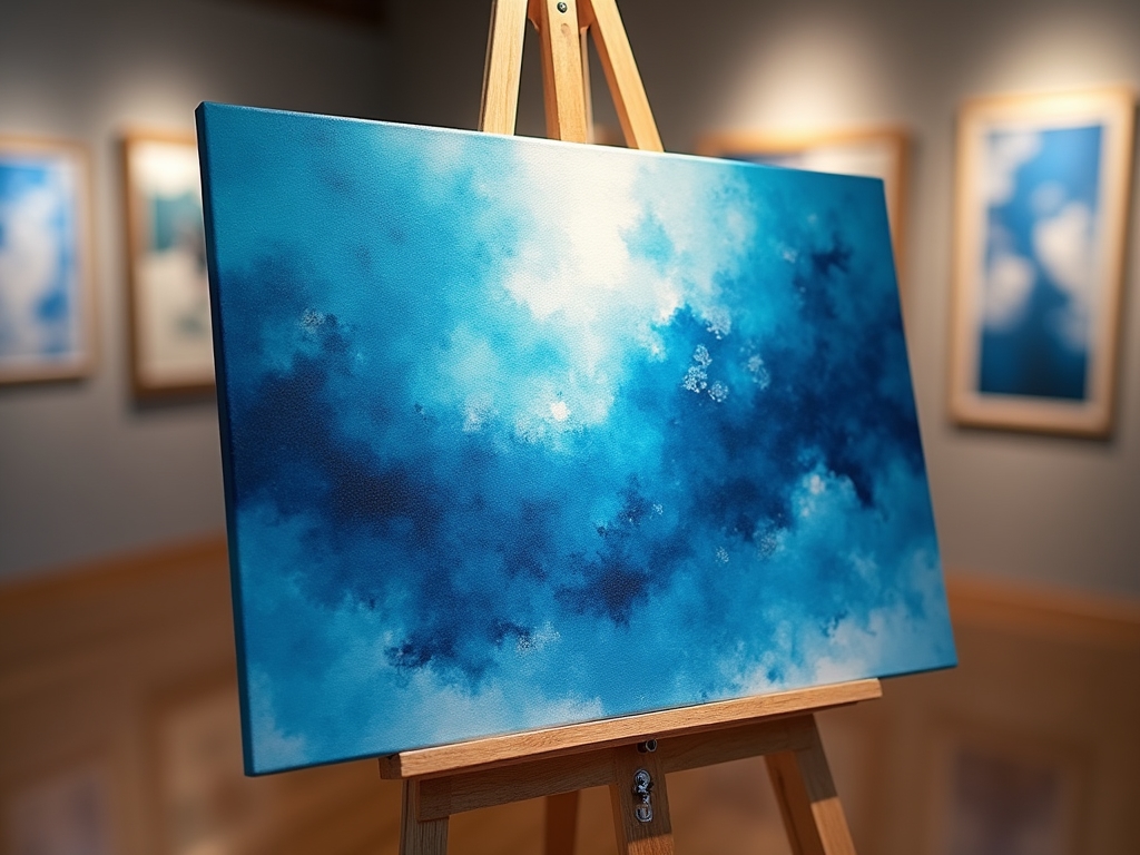 Aquarell-Komposition eines Schülers